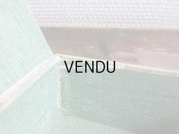 画像7: 1900年代 アンティーク 薔薇 & 草花のガーランド  カルトナージュボックス (7)