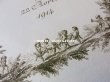 画像10: 1914年 アンティーク  イギリス国王＆女王を招いた オペラ座の舞台の演目カード (10)