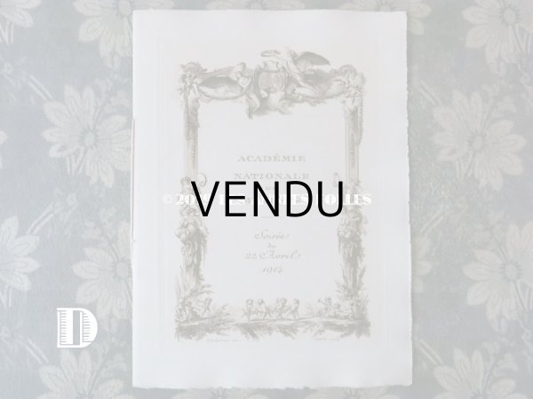 画像18: 1914年 アンティーク  イギリス国王&女王を招いた オペラ座の舞台の演目カード (18)