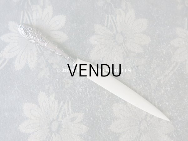 画像8: アンティーク レタリングセット リボン&薔薇 ペン軸 & シーリングスタンプ ＆レターオープナー  (8)