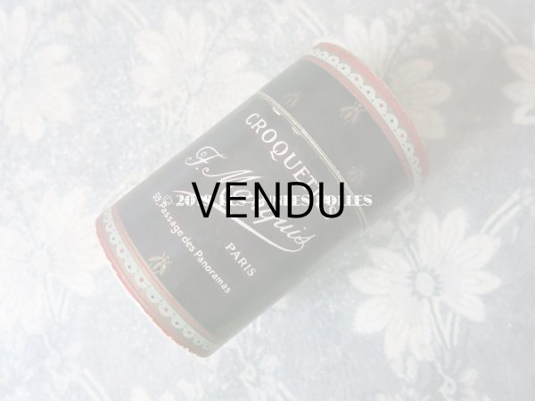 画像3: 1900年代 アンティーク 『ショコラ・フランソワ・マルキ』のお菓子箱 蜜蜂柄 20 CROQUETTES CHOCOLAT  - CHOCOLAT FRANCOIS MARQUIS PARIS - (3)