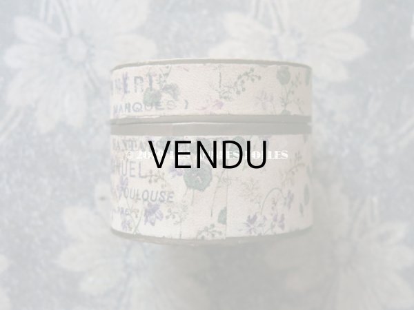 画像4: アンティーク 菫の砂糖菓子の紙箱 SOUVENIR DE TOULOUSE (4)