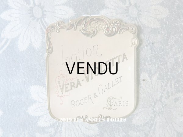 画像1: アンティーク 菫のパフュームのラベル VERA VIOLETTA　- ROGER & GALLET PARIS - (1)
