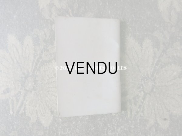 画像3: 1900年代 アンティーク コンフィズリー　オ・べべ・ローズの小さなカレンダーのカルネ  - AU BEBE ROSE - (3)