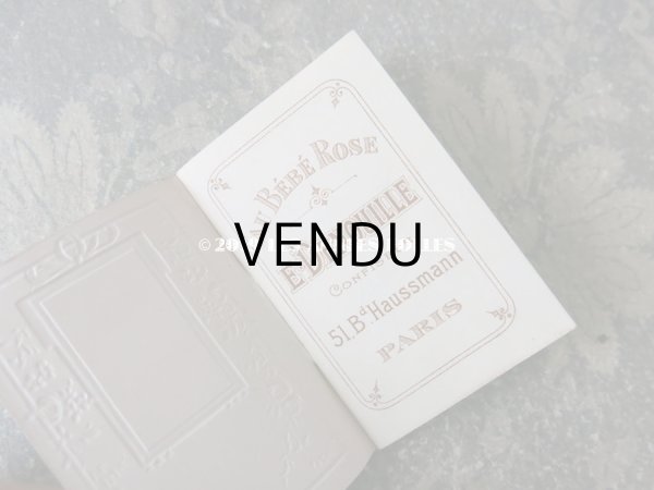 画像4: 1900年代 アンティーク コンフィズリー　オ・べべ・ローズの小さなカレンダーのカルネ  - AU BEBE ROSE - (4)