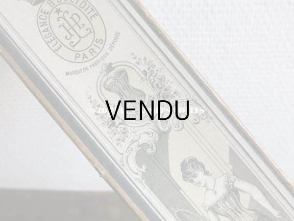 画像5: 19世紀 アンティーク  コルセットのボックス　ELEGANCE & SOLIDITE - H.L.P PARIS  - (5)