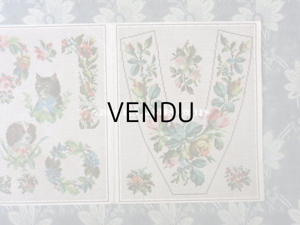 イギリス アンティーク 19世紀 ミディポワン プチポワン ヴィンテージ刺繍 d5f5aabf98ddc1621470d4c1cc6032