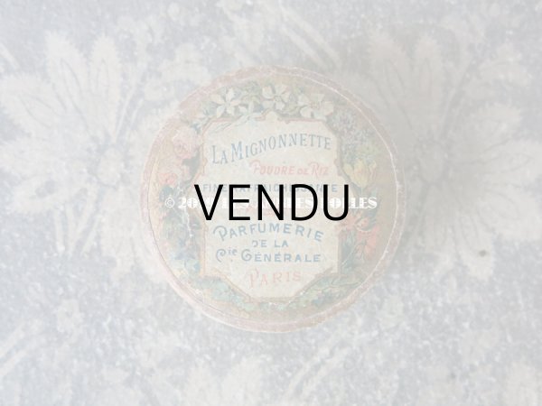 画像3: アンティーク パウダーボックス ラ・ミニョネット LA MIGNONETTE POUDRE DE RIZ - PARFUMERIE DE LA Cie GENERALE PARIS - (3)