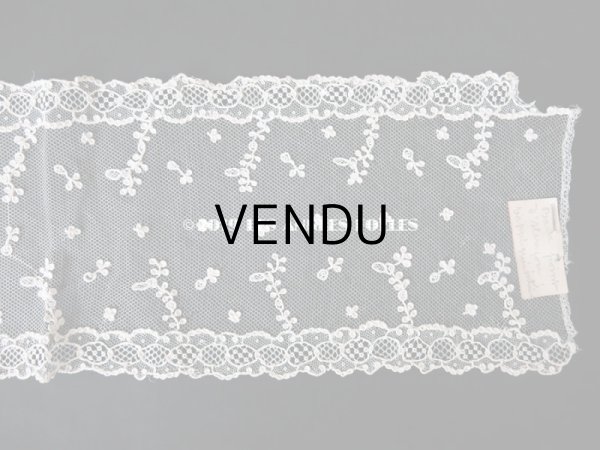 画像6: アンティーク ニードルレース アランソンレースのバルブ   (6)