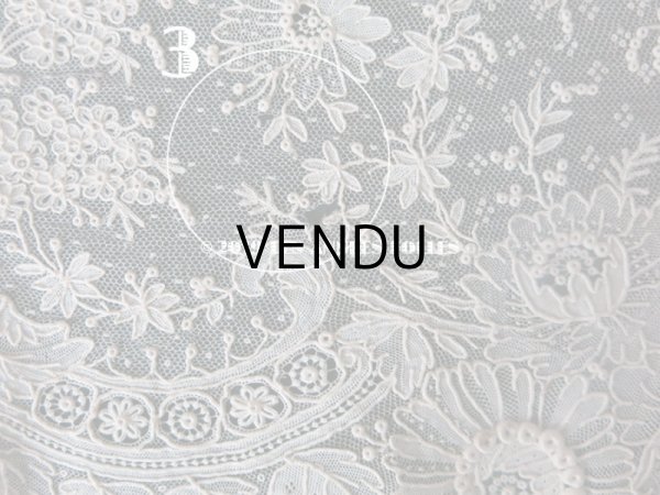 画像11: 19世紀末 アンティーク ニードルレース ポワンドガーズ  【ポワン・ド・ガーズ】 140cm 16.8cm幅 (11)