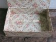 画像6: 1900年代 アンティーク 薄紫色のリボン & 薔薇のガーランド  カルトナージュボックス (6)