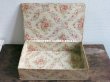 画像4: 1900年代 アンティーク 薄紫色のリボン & 薔薇のガーランド  カルトナージュボックス (4)