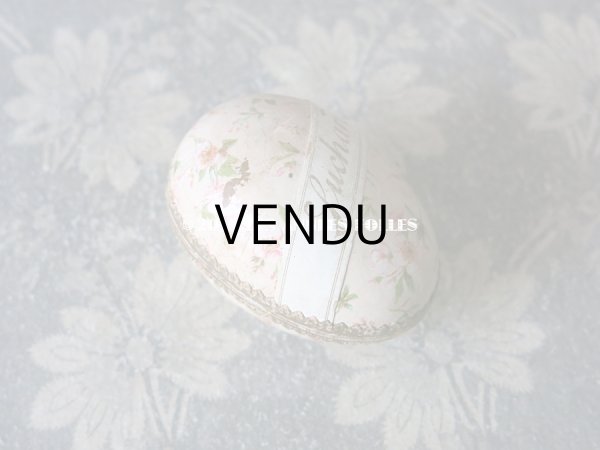 画像3: アンティーク とても小さなパックの卵 チョコレートの紙箱 薔薇模様 - SUCHARD - (3)