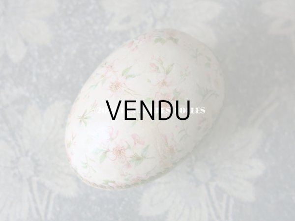 画像4: アンティーク とても小さなパックの卵 チョコレートの紙箱 薔薇模様 - SUCHARD - (4)