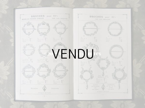 画像8: アンティーク ビジュートリーのカタログ フォトフレームのジュエリー　- DAUPHIN & ENDREY - (8)