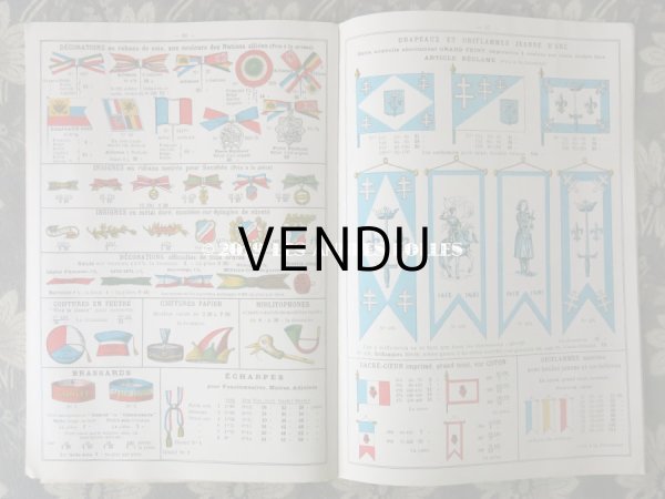 画像10: 1918年 アンティーク 国旗 & ジャンヌダルクのカタログ CATALOGUE DE LA VICTOIRE N 59 - MAURICE NICOLAS - (10)
