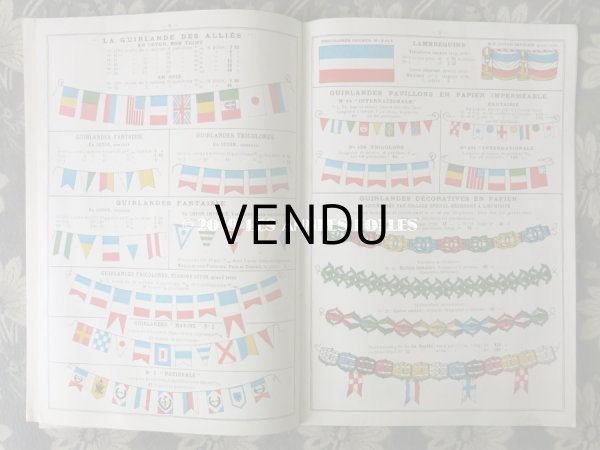 画像6: 1918年 アンティーク 国旗 & ジャンヌダルクのカタログ CATALOGUE DE LA VICTOIRE N 59 - MAURICE NICOLAS - (6)