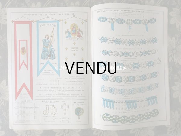 画像11: 1918年 アンティーク 国旗 & ジャンヌダルクのカタログ CATALOGUE DE LA VICTOIRE N 59 - MAURICE NICOLAS - (11)