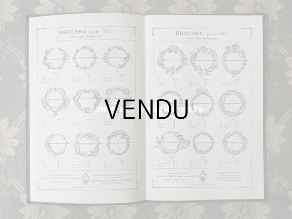 画像6: アンティーク ビジュートリーのカタログ フォトフレームのジュエリー　- DAUPHIN & ENDREY - (6)