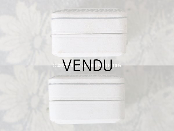 画像4: アンティーク ジュエリーボックス ホワイト (4)