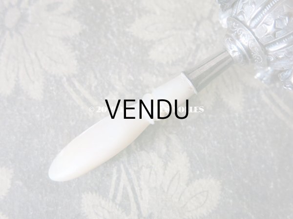 画像5: 19世紀 ナポレオン3世時代 アンティーク ラトル シルバー製 星＆花柄 (5)