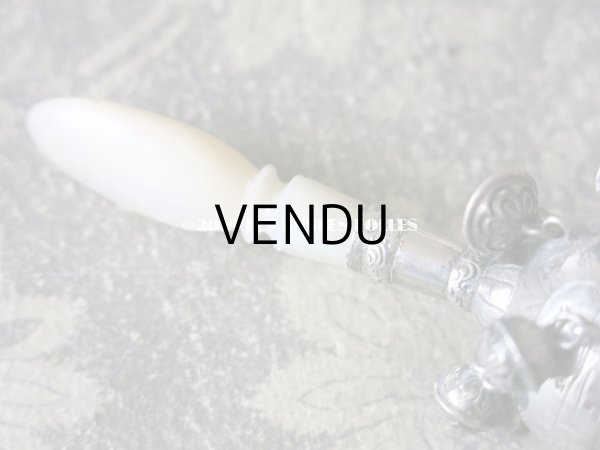 画像5: 19世紀 ナポレオン3世時代 アンティーク ラトル シルバー製 幾何学模様 (5)