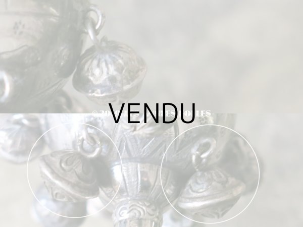 画像7: 19世紀 ナポレオン3世時代 アンティーク ラトル シルバー製 幾何学模様 (7)