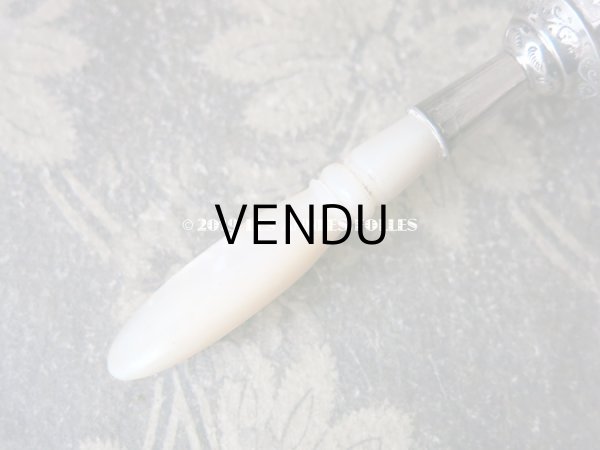 画像7: 19世紀 ナポレオン3世時代 アンティーク ラトル シルバー製 星＆花柄 (7)