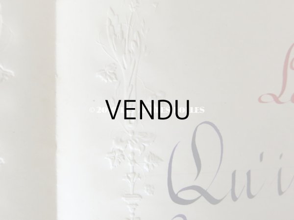 画像11: 1901年 アンティーク カリグラフィーのノート CAHIER (11)