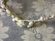 画像9: アンティーク ワックスフラワーのヘッドリース オレンジの花＆桜 ウェディング 結婚式 ティアラ  (9)