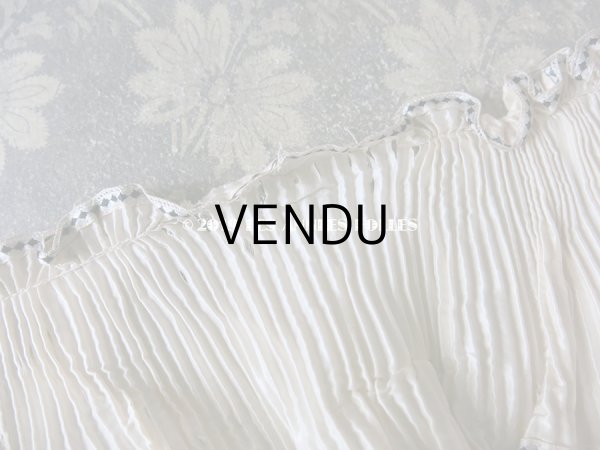 画像8: 1900年代 アンティーク  シルク製 プリーツ ドレスの裾   (8)