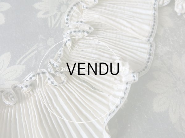 画像7: 1900年代 アンティーク  シルク製 プリーツ ドレスの裾   (7)