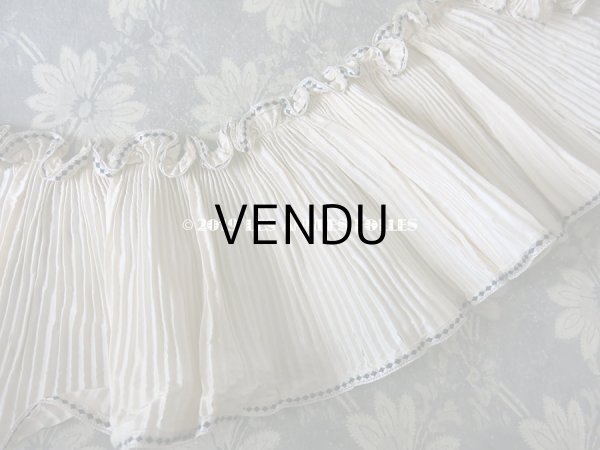 画像10: 1900年代 アンティーク  シルク製 プリーツ ドレスの裾   (10)