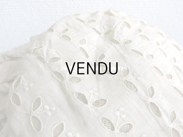 画像5: 1890年代 アンティーク 小さな女の子用 レースの帽子 淡いピンクのリボン  (5)