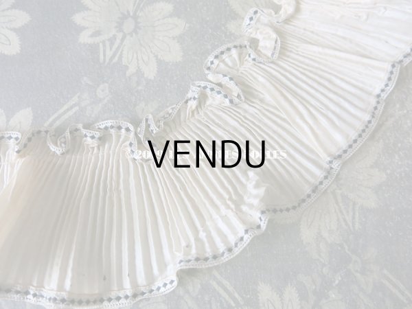 画像6: 1900年代 アンティーク  シルク製 プリーツ ドレスの裾   (6)