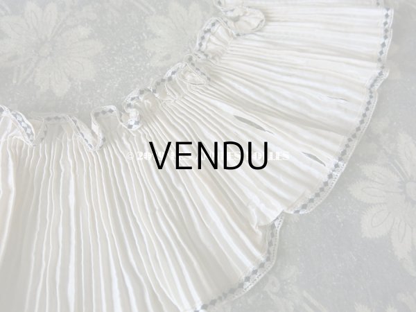 画像11: 1900年代 アンティーク  シルク製 プリーツ ドレスの裾   (11)