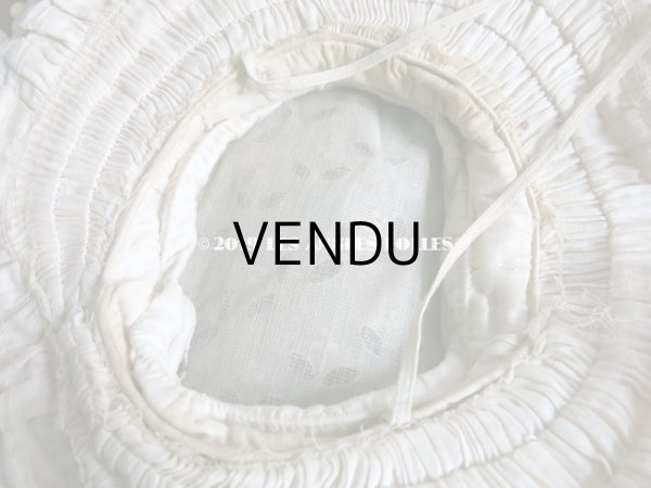 画像9: 1890年代 アンティーク 小さな女の子用 レースの帽子 淡いピンクのリボン  (9)