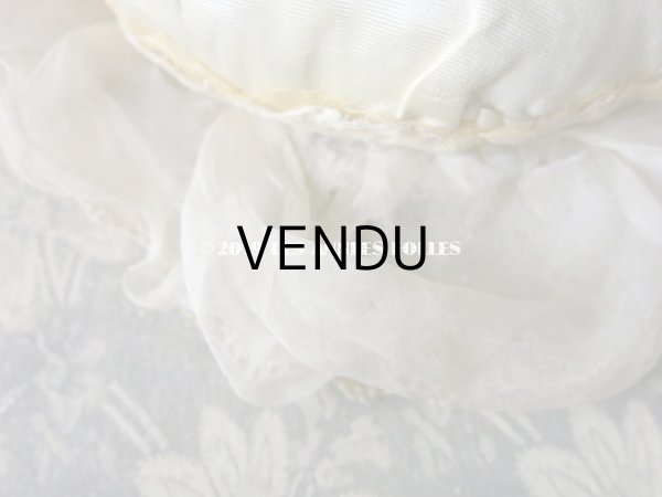 画像5: 19世紀末 アンティーク ショコラトリーの王冠のピンクッション 花模様のレース - LOUIS MARQUIS SIRAUDIN SUCCESSEUR - (5)