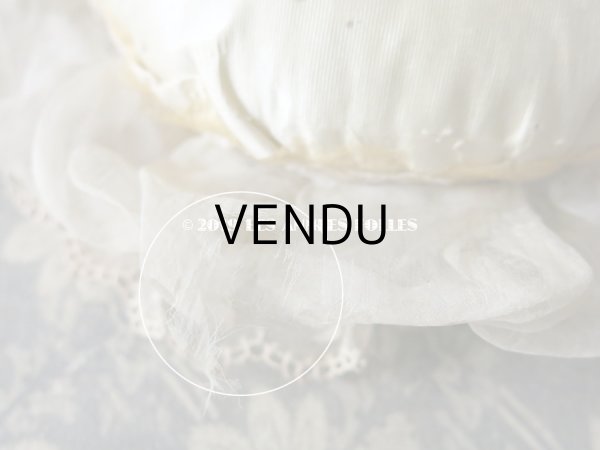 画像4: 19世紀末 アンティーク ショコラトリーの王冠のピンクッション 花模様のレース - LOUIS MARQUIS SIRAUDIN SUCCESSEUR - (4)