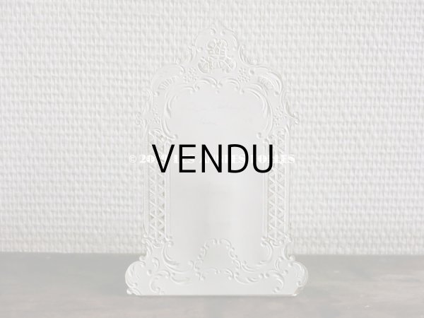 画像4: アンティーク  初聖体の立体カニヴェ コミュ二オンの少女 鈴蘭＆勿忘草 ポップアップ クロモ (4)