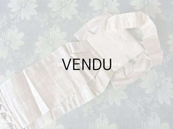 画像5: 1900年代 アンティーク コミュニオンの小さな腕章 ピンクベージュ (5)