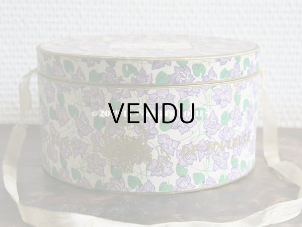 画像4: 【クリスマスセール2019対象外】 アンティーク 菫の砂糖菓子の大きな紙箱 VIOLETTES DE TOULOUSE (4)