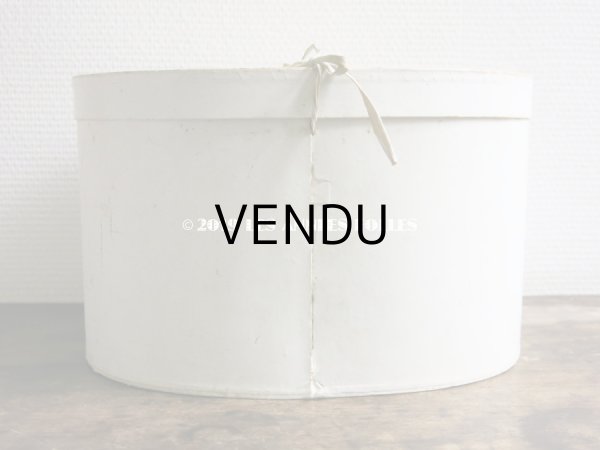 画像6: 【クリスマスセール2019対象外】 アンティーク ハットボックス シルクハット入り - G.BEVIERE TOURS - (6)