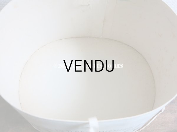 画像12: 【クリスマスセール2019対象外】 アンティーク ハットボックス シルクハット入り - G.BEVIERE TOURS - (12)