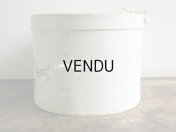 画像7: 【クリスマスセール2019対象外】 アンティーク ハットボックス シルクハット入り - G.BEVIERE TOURS - (7)