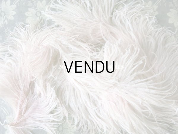 画像3: 【クリスマスセール2019対象外】　19世紀末 アンティーク フェザー パウダーピンク (3)