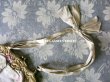 画像8: 【クリスマスセール2019対象外】 19世紀 アンティーク オモニエール シルク製 ピンクの薔薇模様のほくし織  (8)