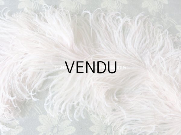 画像5: 【クリスマスセール2019対象外】　19世紀末 アンティーク フェザー パウダーピンク (5)