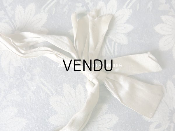 画像11: 【クリスマスセール2019対象外】 19世紀 アンティーク オモニエール シルク製 ピンクの薔薇模様のほくし織  (11)