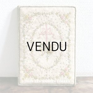 画像: 【クリスマスセール2019対象外】 アンティーク リボン刺繍のカードホルダー